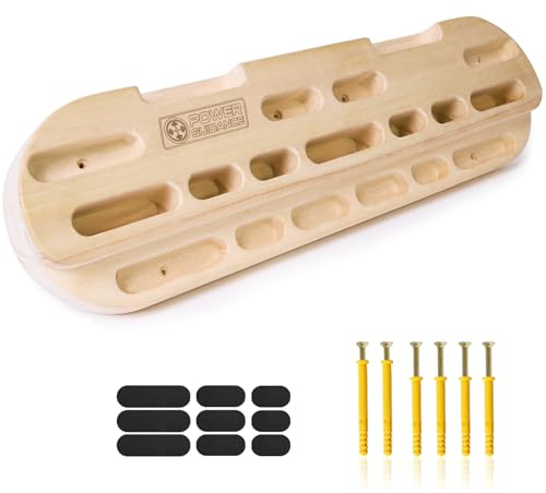 POWER GUIDANCE Trainingsboard Kletterboard Fingerboard Griffboard für Einsteiger ins Klettertraining griffbrett Klettern Geeignet für Boulder Trainingsgeräte