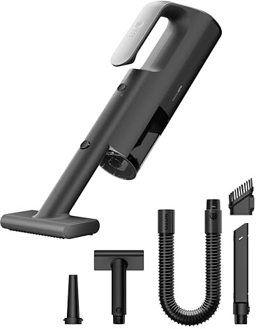 HOTO BlowVac™ Handstaubsauger Akku, 23000Pa Starke Leistung, 3 Saugstufen | Kabelloser Autostaubsauger für Auto, Schreibtisch, Boot, Haushalt Tierhaare, Teppich, Mit Gebläse & Luftgebläsepumpe