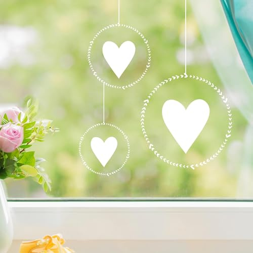 Wandtattoo Loft Fensterbilder Frühling - A4 Bogen, Wiederverwendbar - Frühlingsdekofenster