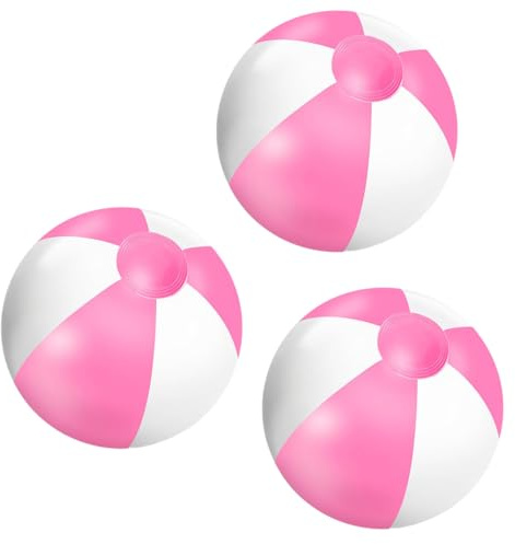 XIABYAYU Aufblasbare Wasserball, 3 Stück Aufblasbare Wasserbälle, Strandball Aufblasbar, Wasserball für Schwimmbad Party Ball, Strand, Garten