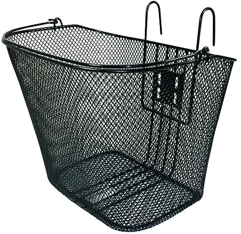 Fahrradkorb Lenkerkorb Fahrrad Tragekorb Radkorb - Red Loon BJB-218 - Korb für vorne auch für eBike eScooter geeignet - Metall engmaschig - Tragegriff - Volumen 15l