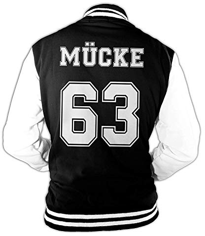 Monkey Print Herren College Jacke Mücke Buddy Movie Star Film, 63 Baseballjacke