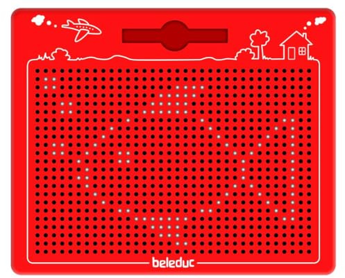Beleduc 21042 - The Magical Magnetic Game,Red,280 x 255 x 12 mm, ab 3 Jahre, 1xMagnetboard