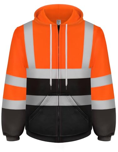 Graunton Hi Vis Hoodie, Hi Vis Hoodie, Hi Visible Hoodie, Hi Vis Hoodie für Herren
