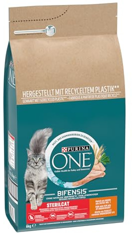 PURINA ONE BIFENSIS Sterilcat Katzentrockenfutter, für kastrierte Katzen, gesunder Stoffwechsel