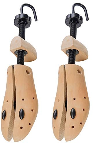 LINONI Schuhdehner Schuhweiter Herren und Damen für Einstellbare Länge und Breite Schuhstrecker,Natural