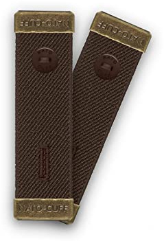 Nato Cuff - Der Original Hemdmanschettenhalter - Stoppen Sie das gerollte Langarmhemd - Ziehen Sie es elegant hoch - Elastische rutschfeste Ärmelhalter
