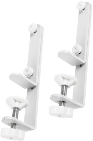 IWOWHERO Stecktafel-Tischhalterung Aus Eisen 2 Halterungen Für Stecktafelplatten Tisch-Stecktafelständer Zur Stabilen Befestigung Von Stecktafeln Einfache Montage Für Schreibtisch Und Präsentation