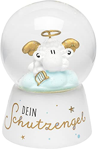 Sheepworld Traumkugel Motiv "Engel" | Schneekugel, Glas, Polyresin, Motivdruck | Geschenk Kommunion, Firmung | 47239