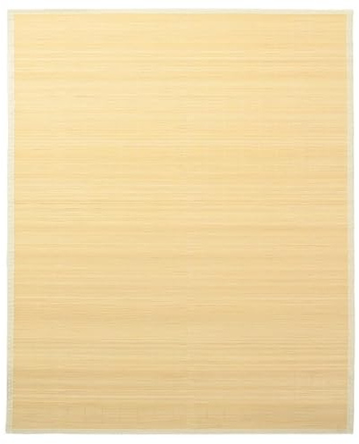 vidaXL Teppich Bambus 160x230cm Natur Bambusteppich Läufer Wohnzimmerteppich
