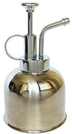 lianshi Pflanzennebel Sprühflasche Edelstahl Pflanzensprüher, Kleine Gießkanne Pflanzensprühflasche Moderne Gartenwerkzeuge für Zimmer-Topfpflanzen Bewässerung und Sprühen