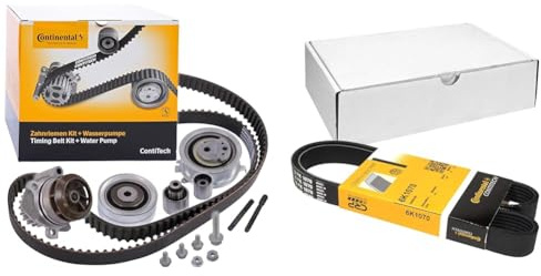 CONTITECH CT1139WP6 Wasserpumpe + Zahnriemensatz & 6PK1070 Keilrippenriemen