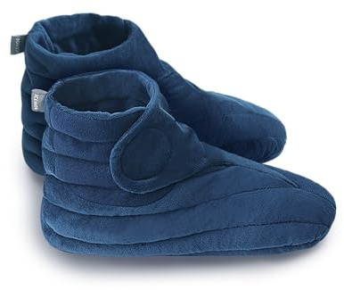 ICEHOF Wärmesocken für Mikrowelle – Hausschuhe mit Lavendel - Körnerkissen Schuhe Damen & Herren Wärmeschuhe Hot Socks - Körnersocken Fußwärmer - Besonders kuscheliges Obermaterial