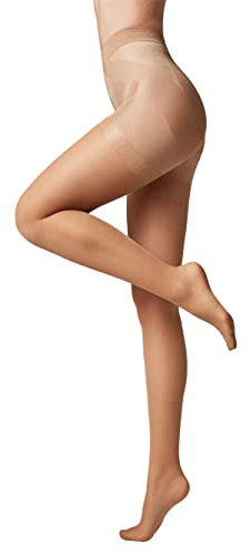Conte elegant modellierende Damenstrumpfhose mit Push-up Effekt - X-PRESS 40 DEN - Formende Feinstrumpfhose Damen Strumpfhose - Einfarbig - Farbe Bronz Größe 5