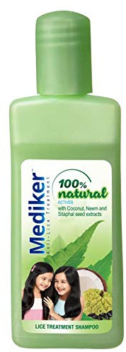 Mediker Herbal Ayurvedisches Anti-Läuse-Behandlungs-Shampoo mit Kokosöl, 50 ml