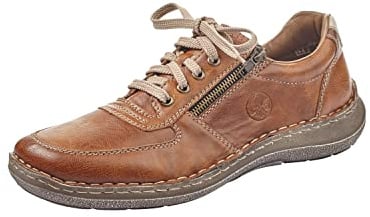 Rieker Herren Halbschuhe Sneaker Schnürschuhe 03030 Braun Extraweit Größe 43 EU