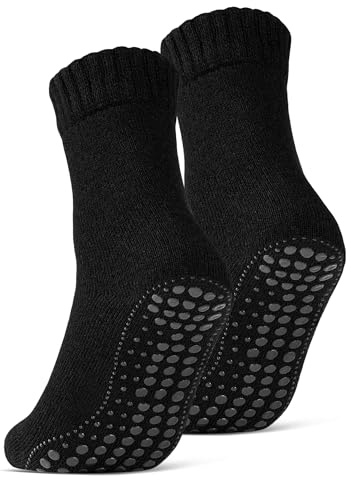 2 | 4 | 6 Paar ABS Socken Herren Damen Anti Rutsch Socken mit Wolle