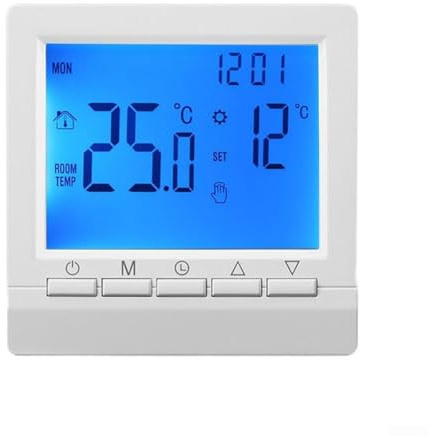 3A Programmierbarer Thermostat Digitaler Raumtemperaturregler Raumheizung Für Gaskessel, Für Regeltemperatur (1 Stück)