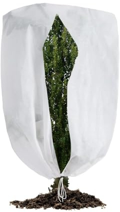 YORFULL Pflanzenschutz Winter, 120 * 180 cm Pflanzen Frostschutzhülle, Pflanzen Winterschutzhülle mit Reißverschluss und Zugband, Winterschutz Pflanze Außen, Atmungsaktiv und Reißfest （1 PCS）