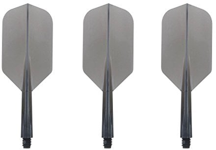 Condor Dart Flights | Zero Stress | Slim | Clear Black Short