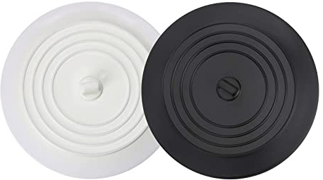 2 Stück Universal Stöpsel für Spülbecken & Waschbecken, Abflussstöpsel Silikon für Dusche Badewanne Abflussstopfen Waschbecken Spülbecken Badewannenstöpsel, Perfekt für Küche & Bad