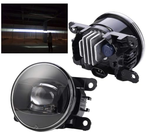 SIEMID Neue Generation LED Nebelscheinwerfer Paar für For.d Focus FIESTA Escort Edge Ecosport Explorer Raptor C-MAX FUSION Ranger Taurus TRANSIT 2001 2004 2010 2011 2012 2013 2015 2017 2021 2023