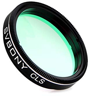 Svbony CLS Teleskop Filter, 1.25" Nebelfilter für Astrofotografie Contrast Beobachtungszwecke, Kamera Filter für CCD DSLR Kameras Stadt Hoshino Deep Sky