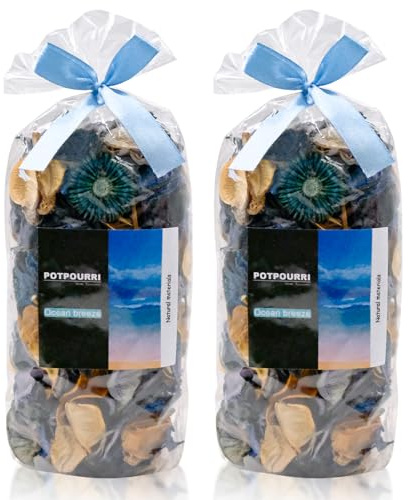 Griwuut 8 oz Natürliche Blüten für Duftsäckchen - Blütenduftende Blüten für Kleiderschrankduft, Hochzeitsparty & Zuhausedekoration, 2 Packungen