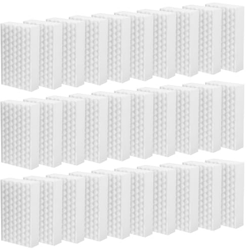 30 Stück Schmutzradierer Schwamm, Putzschwamm Radierschwamm Schmutzradierer Wand, Zauberschwamm Reinigungsschwamm für Haushalt, Küche, Wand, Bad, Böden, Schuhschwamm, Weiß