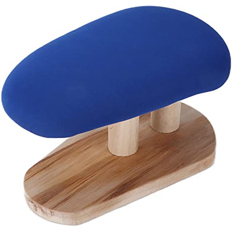Cocoarm Tisch-Bügelbrett für Näh- und Bastelräume, Stabiler Bügelhocker aus Kiefernholz, Rutschfestes Design, Elastische Kante, Tragbares Bügelbrett, Schnelle Wärmeableitung