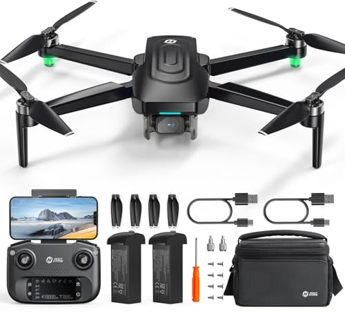 Holy Stone HS175G GPS Drohne mit 4K EIS Kamera für Erwachsene & Anfänger | 60 Min Flugzeit, Follow Me, Bürstenloser Motor, Kreisflug, unter 249g C0