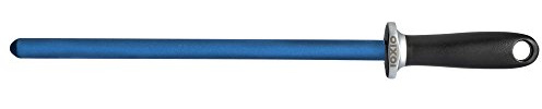IOXIO MS-0913VU Wetzstab, Keramik, blau, 38.50 x 4.50 x 3.20 cm