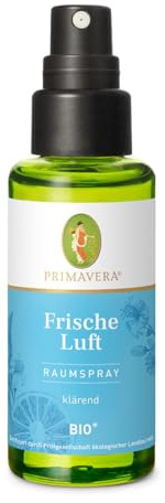 PRIMAVERA Raumspray Frische Luft bio* 50 ml - Pfefferminze, Zitrone und Myrte - Aromadiffuser, Aromatherapie - klärend - vegan