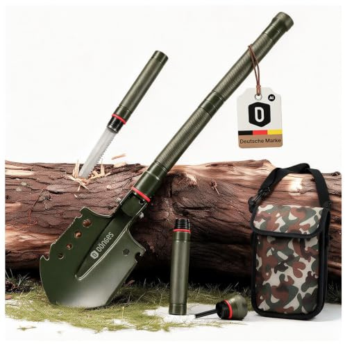 Dönges Klappspaten All-in-One mit Tasche, Survival & Outdoor Tool