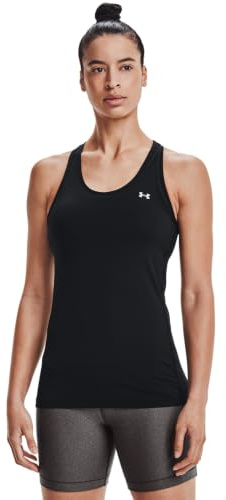 Under Armour Damen UA Heatgear Racer, atmungsaktives Sportoberteil für Frauen, bequemes Sportshirt mit enganliegender Passform
