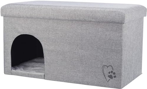 Trixie 36315 Höhle Kimy, 72 × 40 × 40 cm, hellgrau