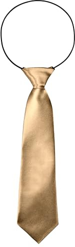 BomGuard Kinder-Krawatte – Champagner-Leicht-Golden