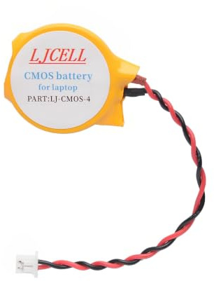 LJCELL CMOS Akku für Dell Latitude E5440 E5450 E6440 E6420 E7440 E7240, CMOS Akku für Dell AlienWare M11x R1 R2 Area-51 M9700 M9750 Laptop BIOS RTC CR2032 Akku mit 2 Drahtseil und Anschluss. oder.