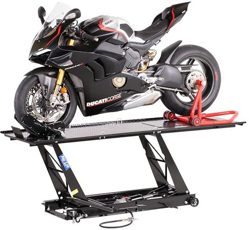 Pro-Lift-Werkzeuge Hebebühne 450 kg Motorrad-Hebebühne Motorrad parallel Motorradlift hydraulisch Motorradheber Lift Parallelogramm Arbeitsbühne Montage-Ständer