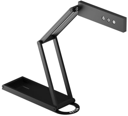 NETUM Dokumentenkamera & Webcam 4K mit Mikrofon USB Visualizer 3-Stufen Touch LED Autofokus Bild Invert Faltbar für Windows Mac OS Linux - Remote Teaching & Live Demo (SD-1300)