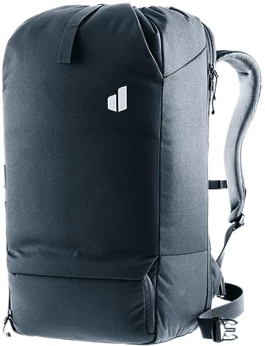 Deuter Utilion 34+5 L Freizeit- und Laptoprucksack, Schwarz, Unisex, erweiterbar