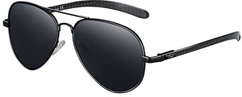 DUCO Sonnenbrille Für Herren Pilotenbrille Polarisiert Fliegerbrille Metallrahmen Sonnenbrillen Damen Unisex Piloten Sonnenbrillen UV400 Pilot Flieger 3025S