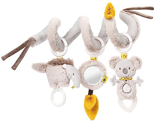 Fehn Activity Spirale Australia - Kinderwagen Spielzeug zum Fühlen und Greifen - Babyspielzeug für Bett, Laufstall, Babyschale & Autositz - Motorikspielzeug für Babys und Kleinkinder ab 0+ Monaten