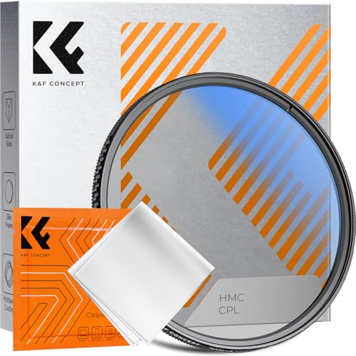 K&F CONCEPT Filter 49mm Zirkularer Polfilter Polarisationsfilter CPL für Reduzierung von Blendung und Reflexionen mit 18-Schicht-Nanobeschichtung (Nano-Klear)