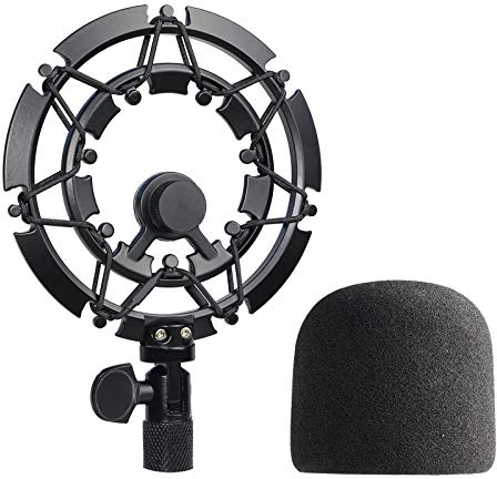 Blue Yeti und Yeti Pro Mikrofon Spinne mit Popschutz, Legierung Mikrofonspinne Reduziert Vibration und Verbessert die Aufnahmequalität von YOUSHARES