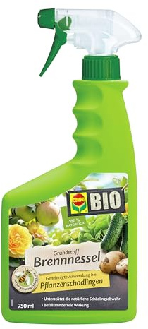 COMPO BIO Grundstoff Brennnessel AF - anwendungsfertiges Spray - zur natürlichen Schädlingsabwehr - stärkt die Pflanzengesundheit - 100% natürliche Inhaltsstoffe -750 ml