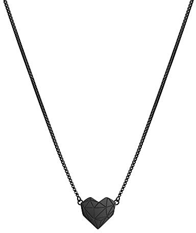 LIEBESKIND BERLIN Damen-Collier Edelstahl (schwarz)