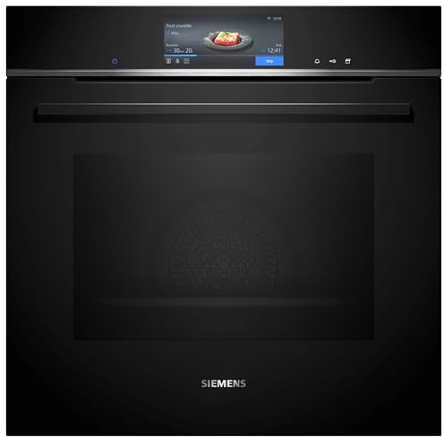 Siemens HS758G3B1 iQ700, Einbau-Dampfbackofen, 60 cm, Made in Germany, cookControl Pro alle Gerichte optimal zubereitet, Dampfgaren Plus schnell und gesund kochen, Bratenthermometer Plus, Home Connect