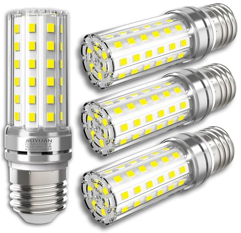 E27 LED Mais Birne 12W Glühbirne Kaltweiß 6000K 1450LM Ersetzt Glühbirnen 100W, Edison Schraube Lampen Kerze Licht Maiskolben Energiesparlampe Birnen Nicht Dimmbar - 4er Pack