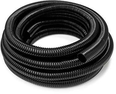 HeRo24 Teichschlauch 32 mm Innendurchmesser x 10 m, PVC Spiralschlauch | Flexibler Saug- und Förderschlauch mit glatter Innenwand; für Teichpumpen, Filteranlagen, Bachläufe und Wasserfälle